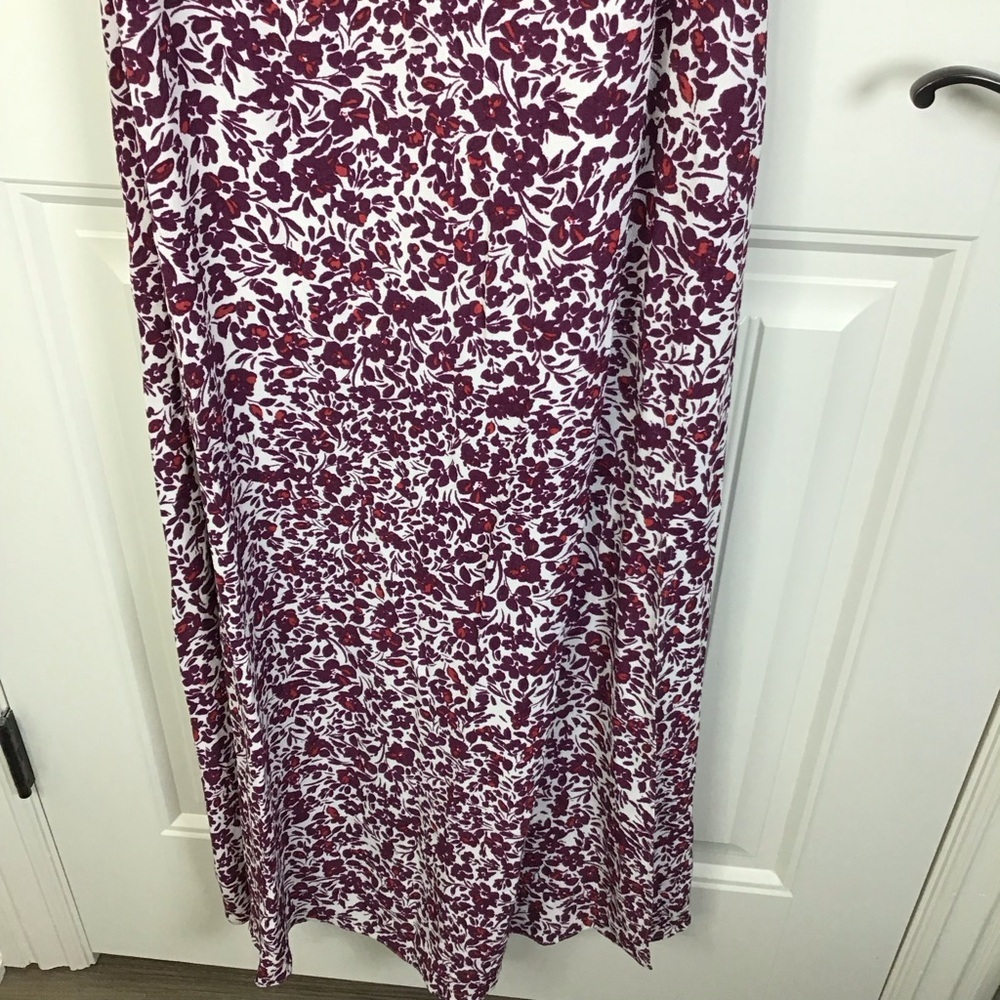 NWT Madewell Puff Sleeve Sweetheart Midi Dress in Floral Size 6. - Picture 4 of 10